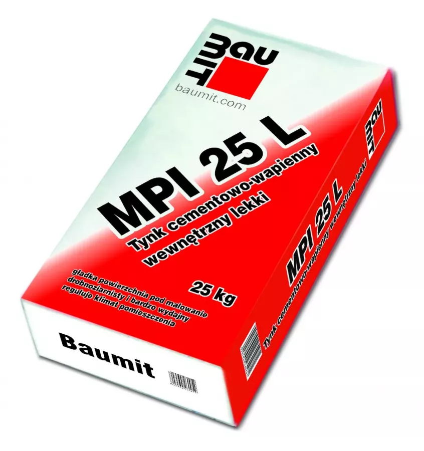 Baumit - lightweight cement machine lime plaster MPI 25 L
