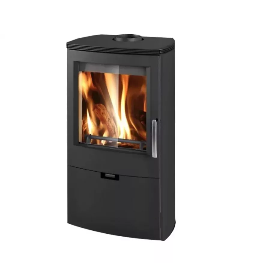 Thorma - piecyk na drewno Falun II czarny 8,0 kW