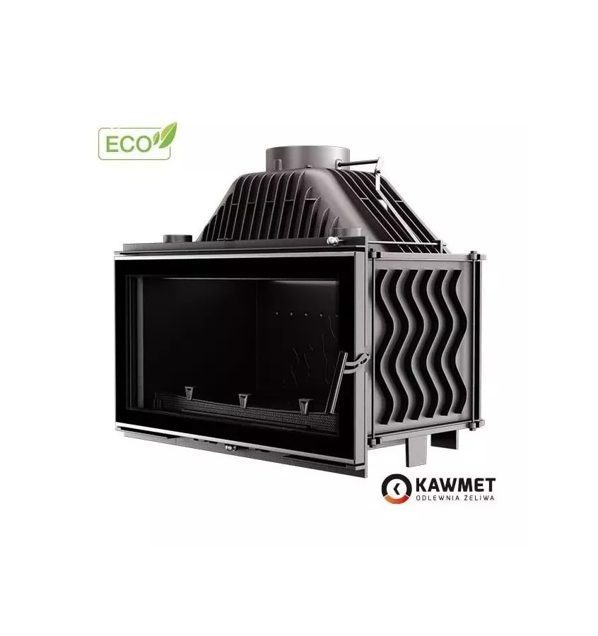 Kawmet - fireplace insert Grand W16 premium with a damper
