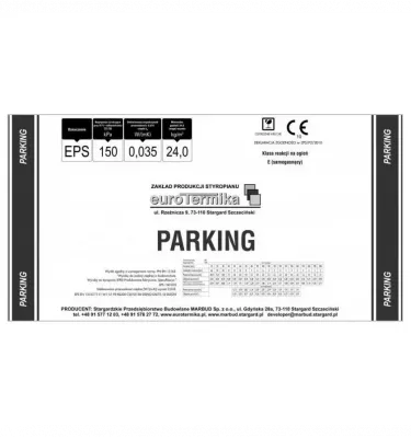Eurotermika - polystyrenová deska Parking 150-035