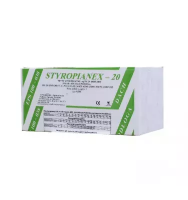 Styropianex - foamed polystyrene boards 20 EPS 100-036 GRAPHITE