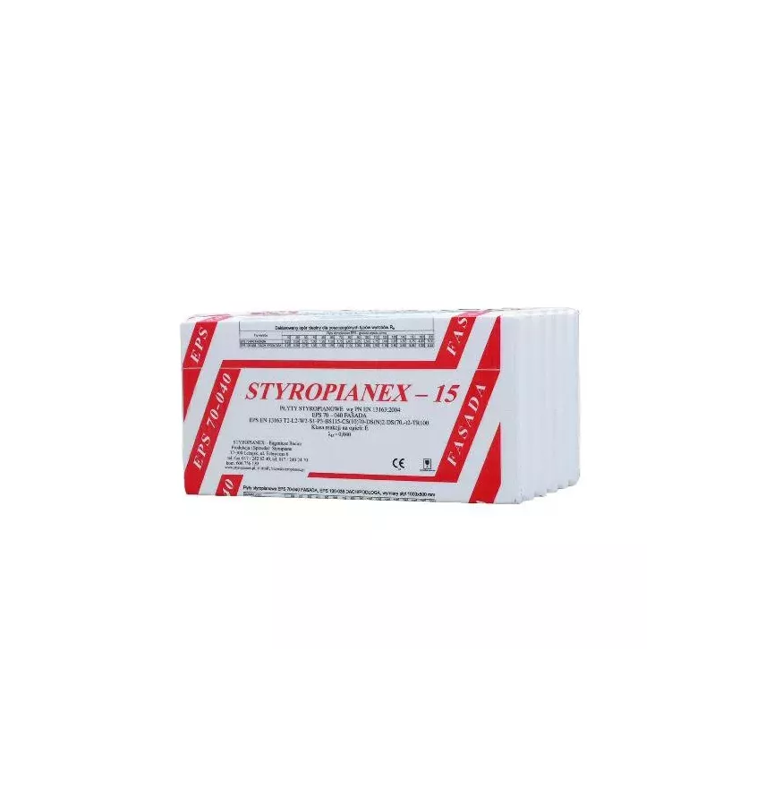 Styropianex - polystyrenové desky 15 EPS 70-038 GRAPHITE