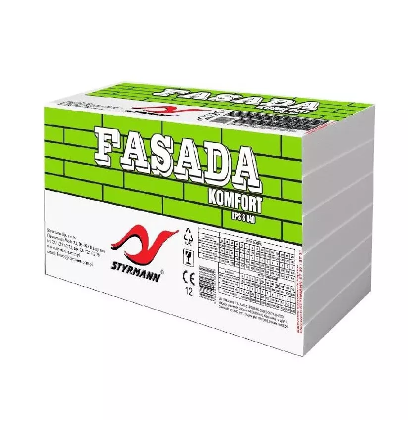 Fasáda Styrmann - EPS S 040 Styr Komfort