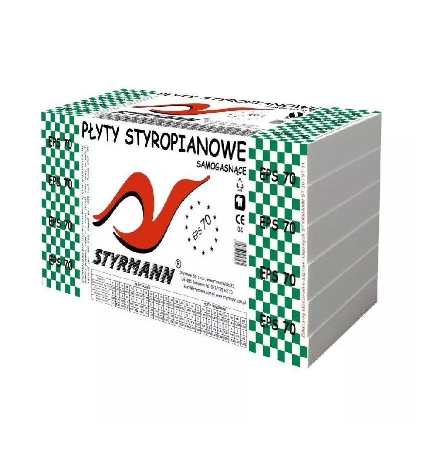 Styrmann - polystyren EPS 70 - 040