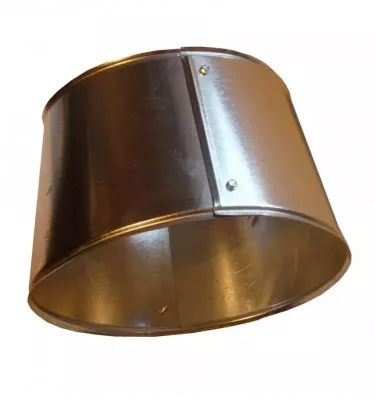 Xplo - protective coat made of galvanized steel sheet - reduction, cone, funnel