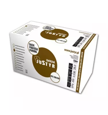 Justyr - styropian EPS 200-034 DACH/PODŁOGA/PARKING