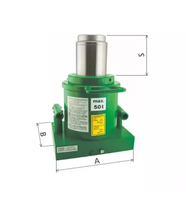 Skamet - single piston hydraulic lift