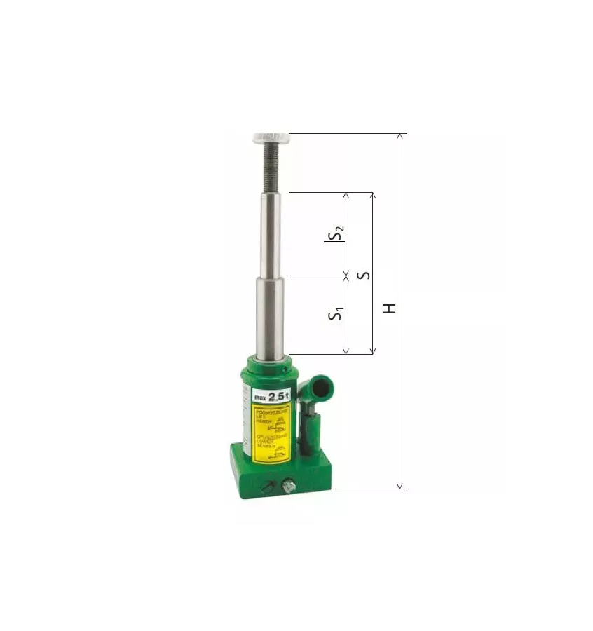Skamet - single piston hydraulic lift