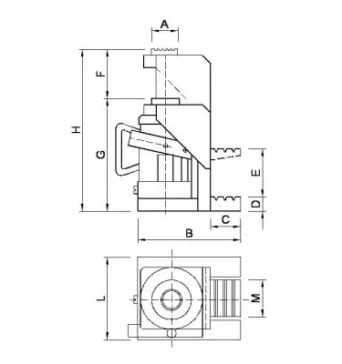 Skamet - jack with side lifting