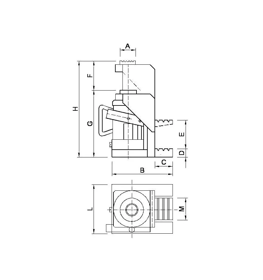 Skamet - jack with side lifting