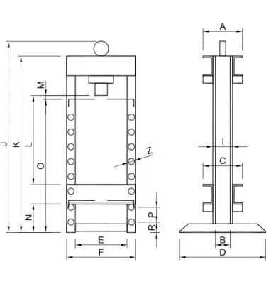 Skamet - hydraulic press