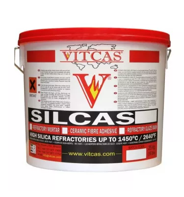 Vitcas - klej ceramiczny ogniotrwały Silcas CFA 