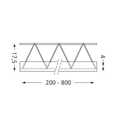 Czamaninek - ceiling beam ceiling system Czamaninek 70 EU