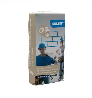 Solbet - thin mortar for white cement - winter M15 (0.7)
