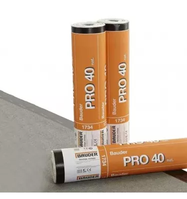 Bauder - heat-sealable roofing felt for single-layer PRO 40 coatings