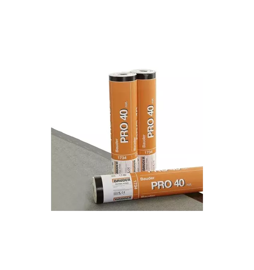 Bauder - heat-sealable roofing felt for single-layer PRO 40 coatings