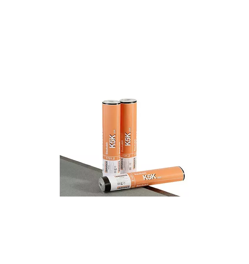 Bauder - Baukubit K5K weldable polymer bituminous roofing felt