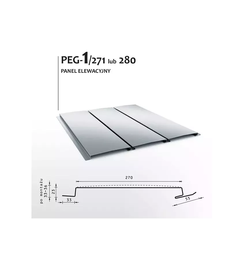 Bud Mat - fasádní panel - kolíkový panel