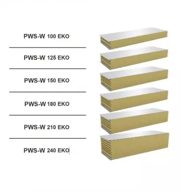 Pruszyński - wall sandwich panel PWS-W EKO LIGHT mineral wool