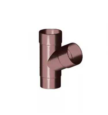 Gamrat - PVC gutter system - an unusual tee