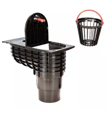 Gamrat - system rynnowy PVC, Magnat i Stalgam - osadnik do rur spustowych ( PP ) - komplet