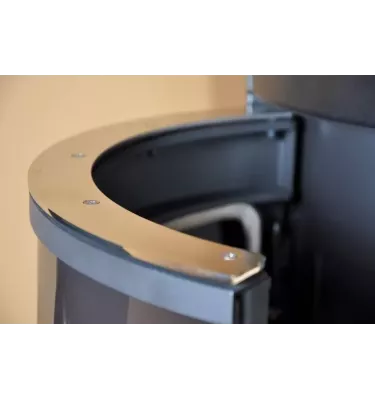 Thorma - piecyk na drewno Atika Plus kafel biały 7,5 kW