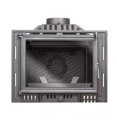 Kawmet - Pionier W6 fireplace insert with chimney