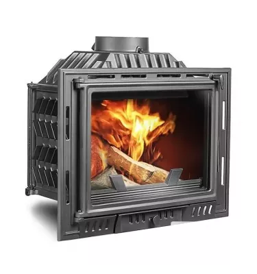 Kawmet - Pionier W6 fireplace insert with chimney