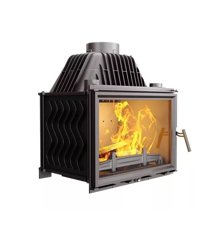 Kawmet - fireplace insert Kompakt W17 premium with chimney