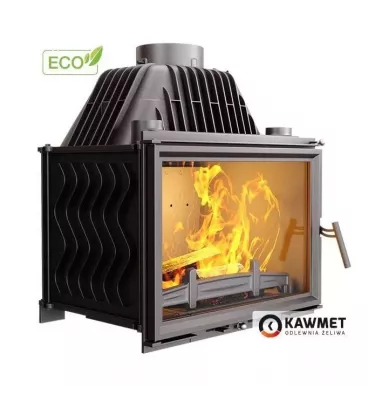 Kawmet - fireplace insert Kompakt W17 premium with chimney