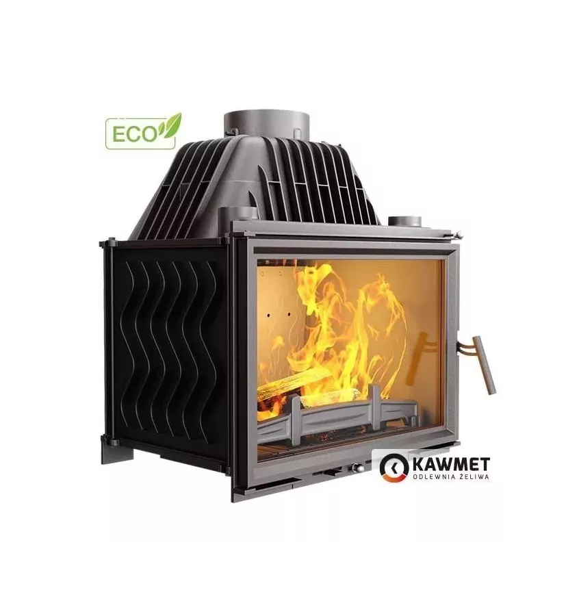 Kawmet - fireplace insert Kompakt W17 premium with chimney
