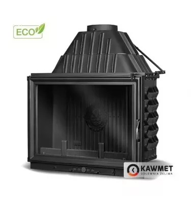 Kawmet - Smok W8 fireplace insert with chimney