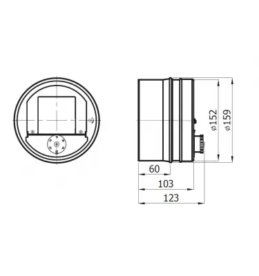 Darco - chimney draft regulators - round chimney draft regulator RCO