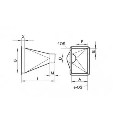 Xplo Ventilation - asymetrický difuzor