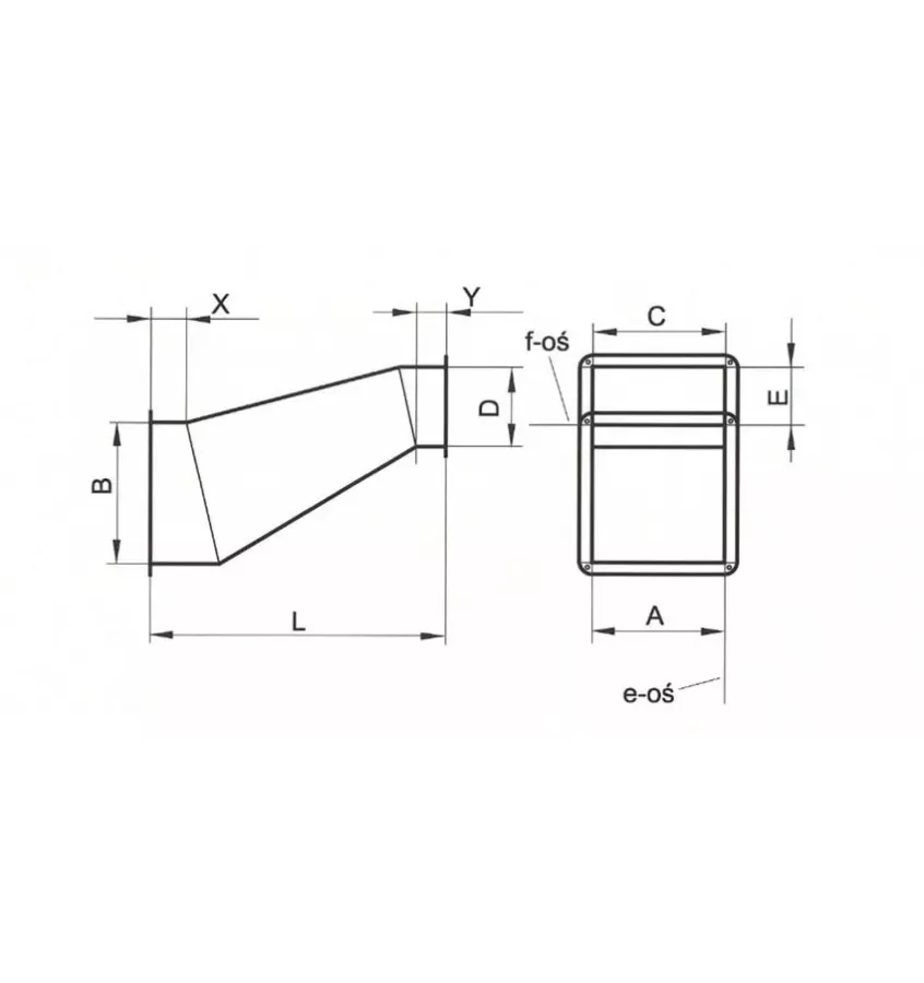 Xplo Ventilation - asymmetrical offset