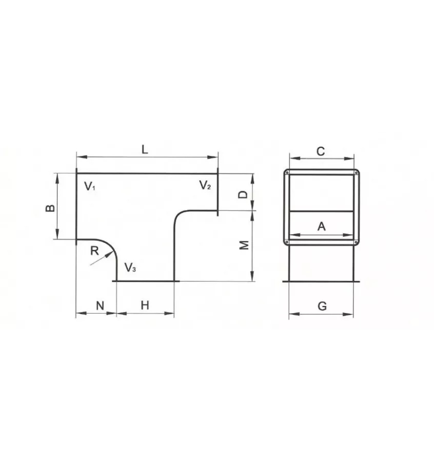 Xplo Ventilace - rovné tričko
