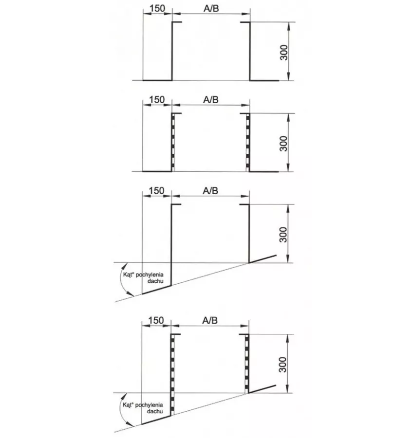 Xplo Ventilation - rectangular damping roof plinth