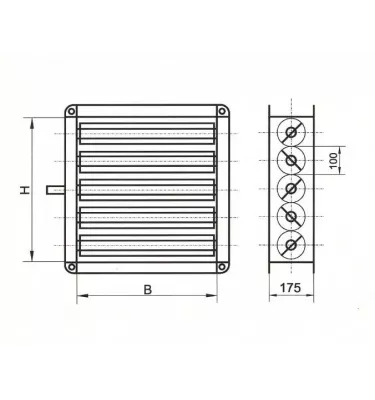 Xplo Ventilation - multi-blade damper