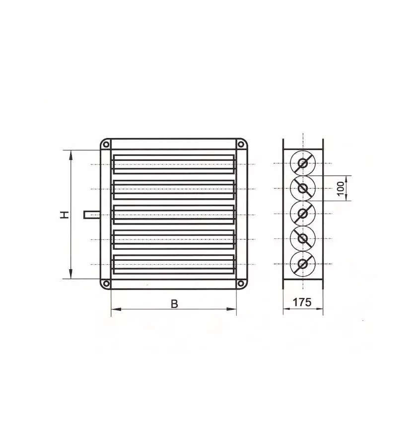 Xplo Ventilation - multi-blade damper