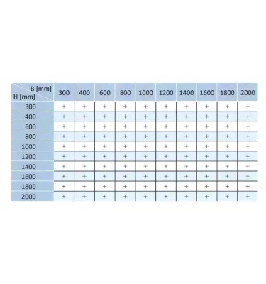 Xplo Wentylacja - czerpnia ścienna prostokątna
