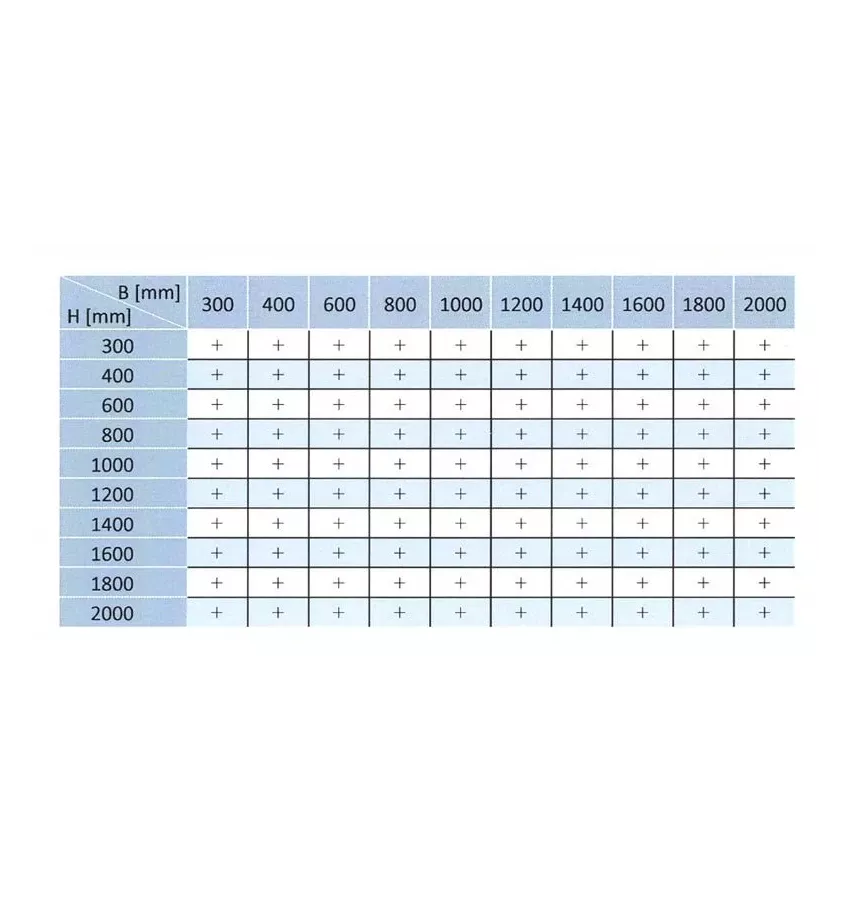 Xplo ventilace - obdélníkový nástěnný vstup