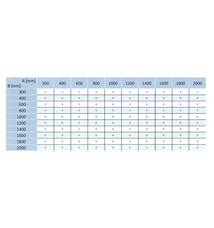 Xplo Ventilation - rectangular tarpaulin damping nipple