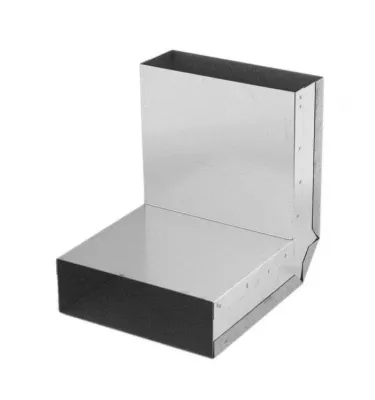 Darco - DGP hot air distribution system rectangular - wall-ceiling elbow