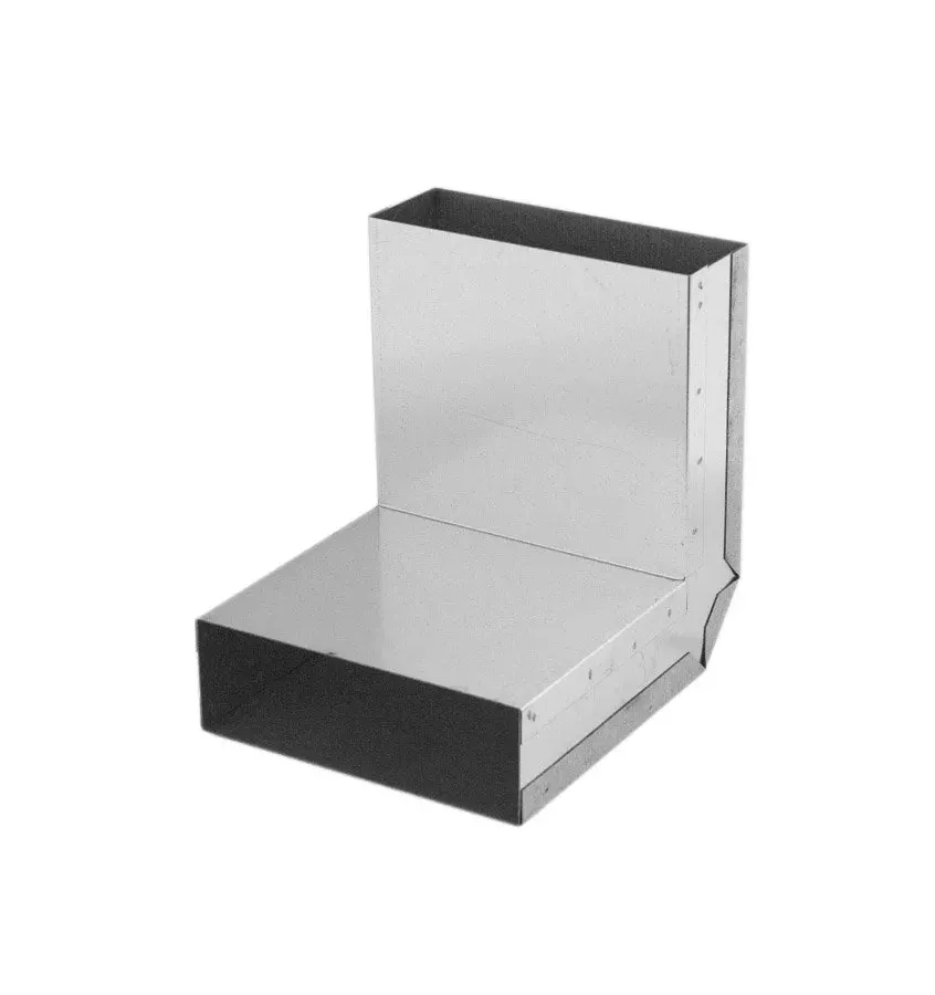 Darco - DGP hot air distribution system rectangular - wall-ceiling elbow