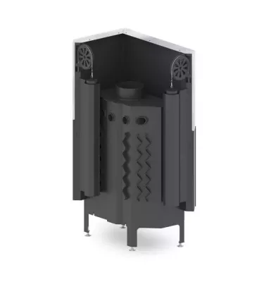 Hitze - air fireplace insert Albero 16 RG.H