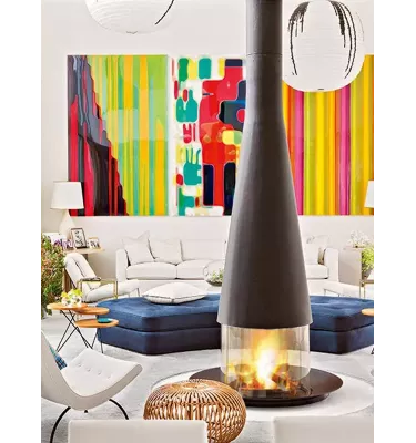 Focus - central FILIOFOCUS gas fireplace