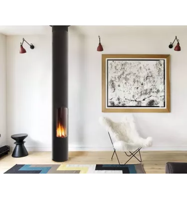 Focus - centrální plynový krb SLIMFOCUS na podstavci