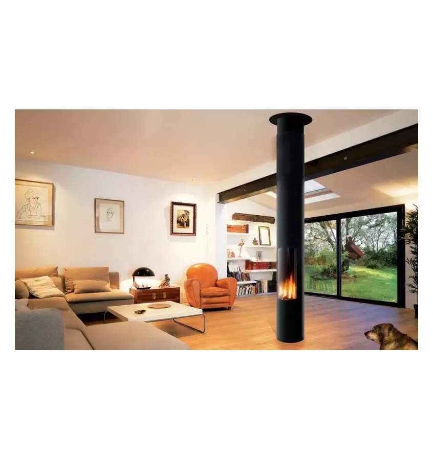 Focus - centrální plynový krb SLIMFOCUS na podstavci