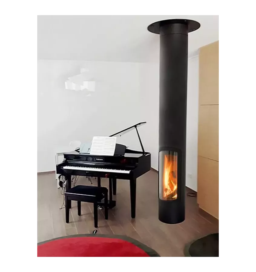 Focus - centrální plynový krb SLIMFOCUS na podstavci