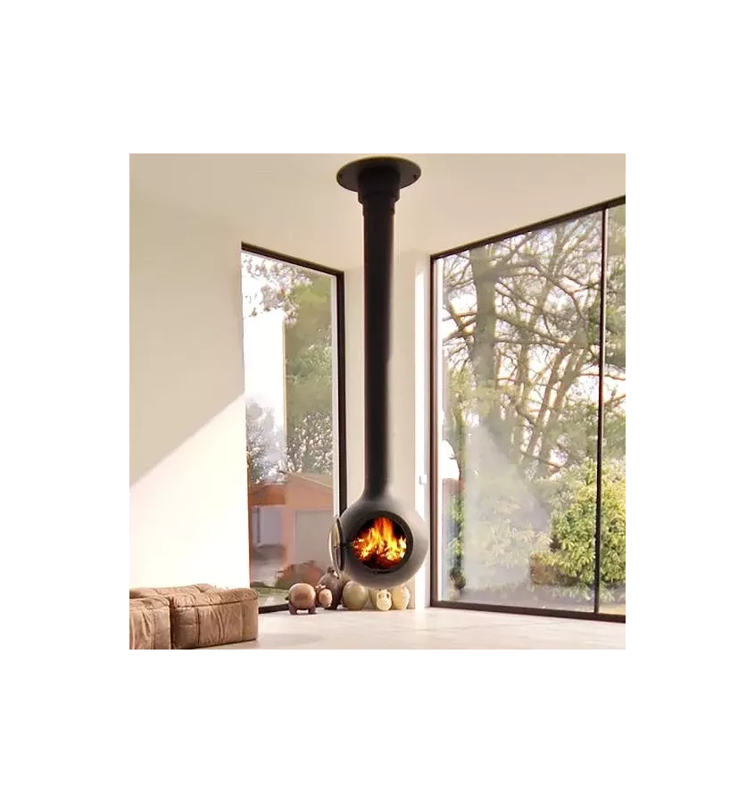 Focus - centrální krb BATHYSCAFOCUS s prosklením